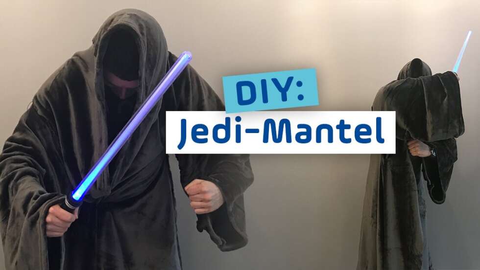 DIY: Star Wars Jedi-Mantel - Trendkostüm für Männer & Jungs zu Fasching