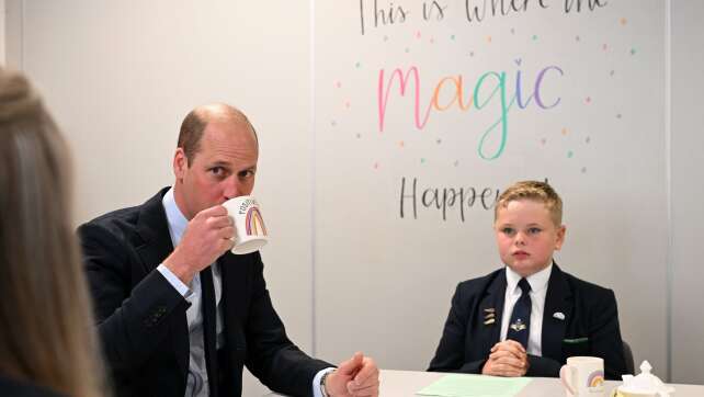 Nach Einladung per Brief: Prinz William besucht Schulprojekt