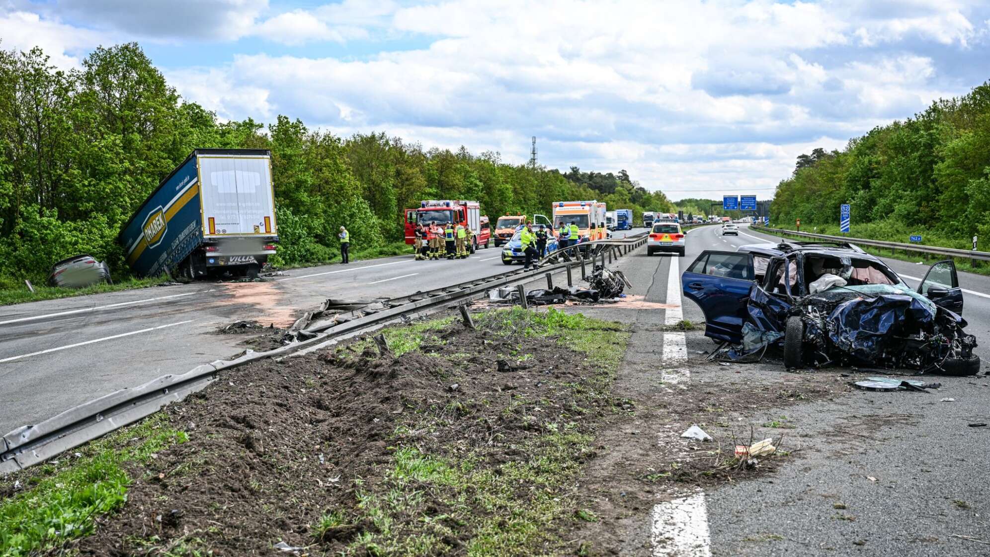 Tote bei Unfall auf der A6 in Bayern