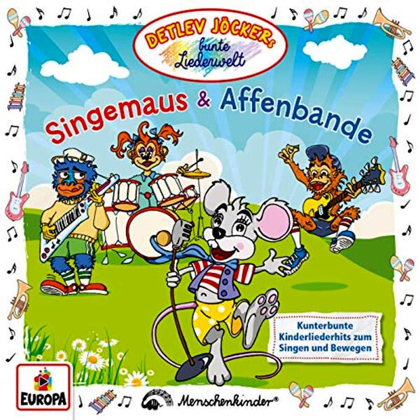 Die Affen rasen durch den Wald