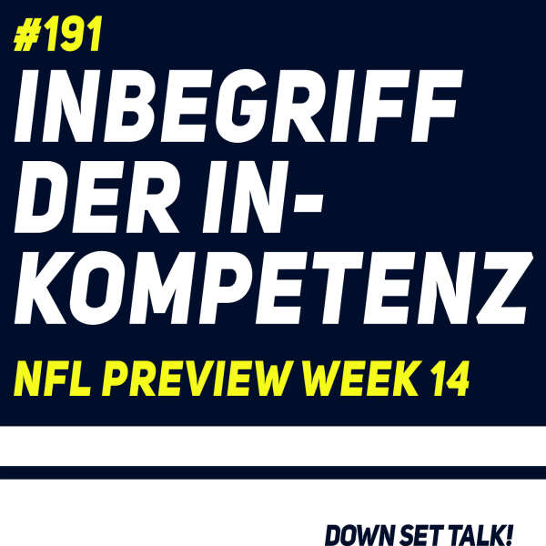 INBEGRIFF DER INKONSTANZ - NFL Preview Week 14