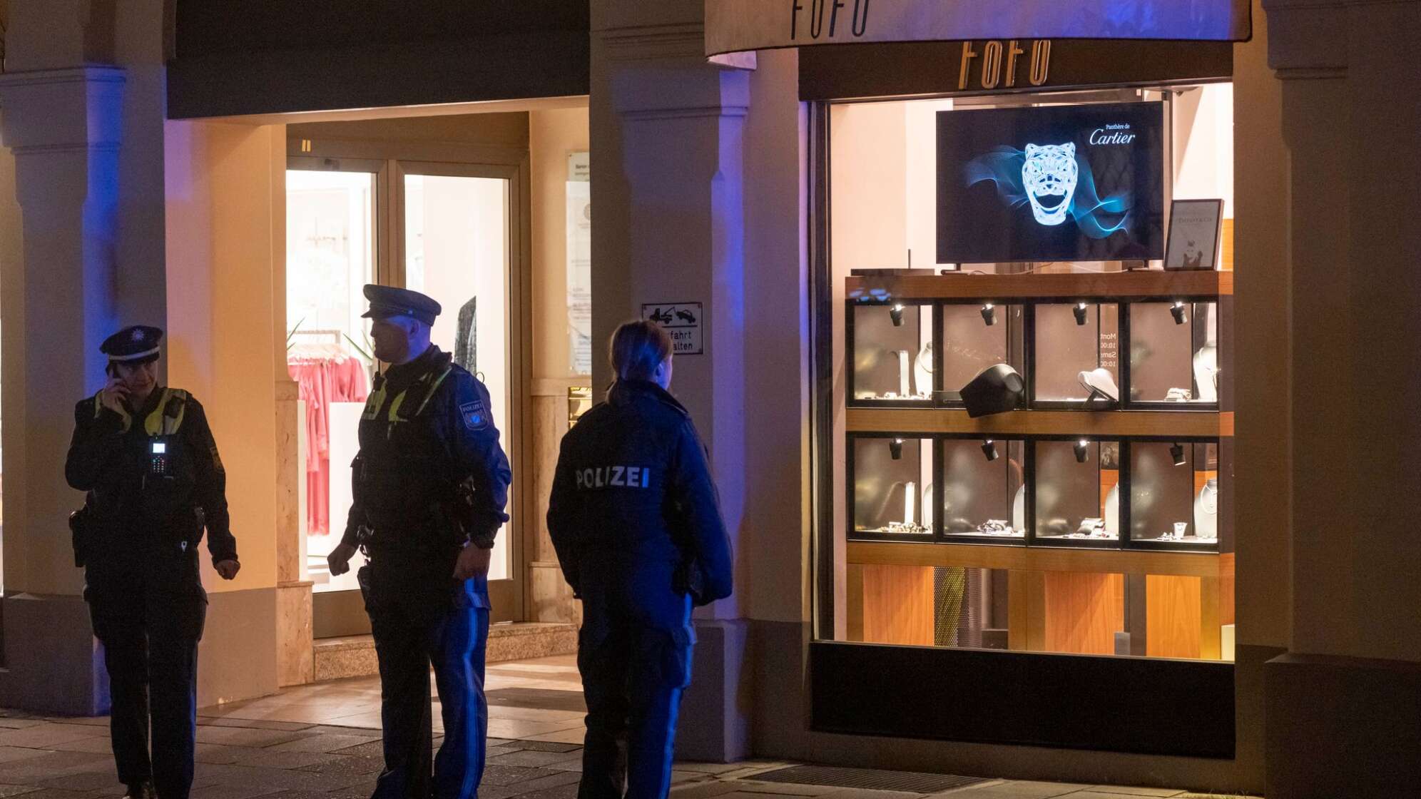 Einbruch in Juweliergeschäft in München