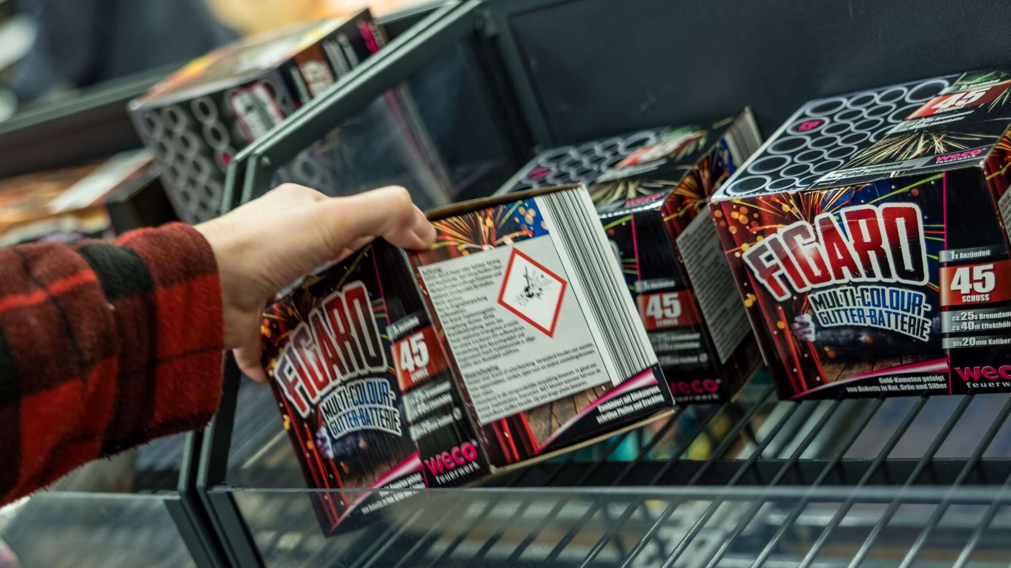Silvester-Feuerwerksverkauf