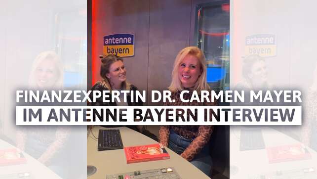 Finanzexpertin Dr. Carmen Mayer im ANTENNE BAYERN Interview