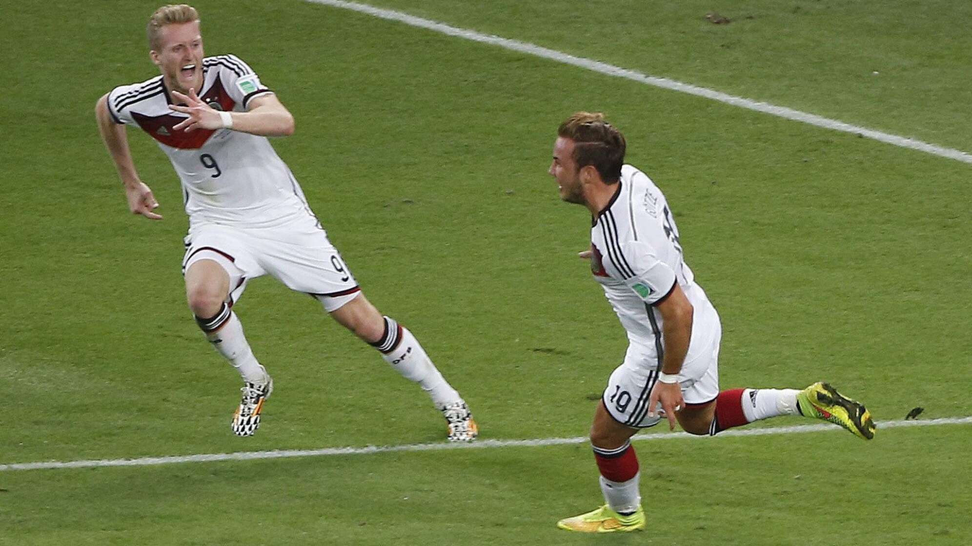 André Schürrle (l) und Mario Götze