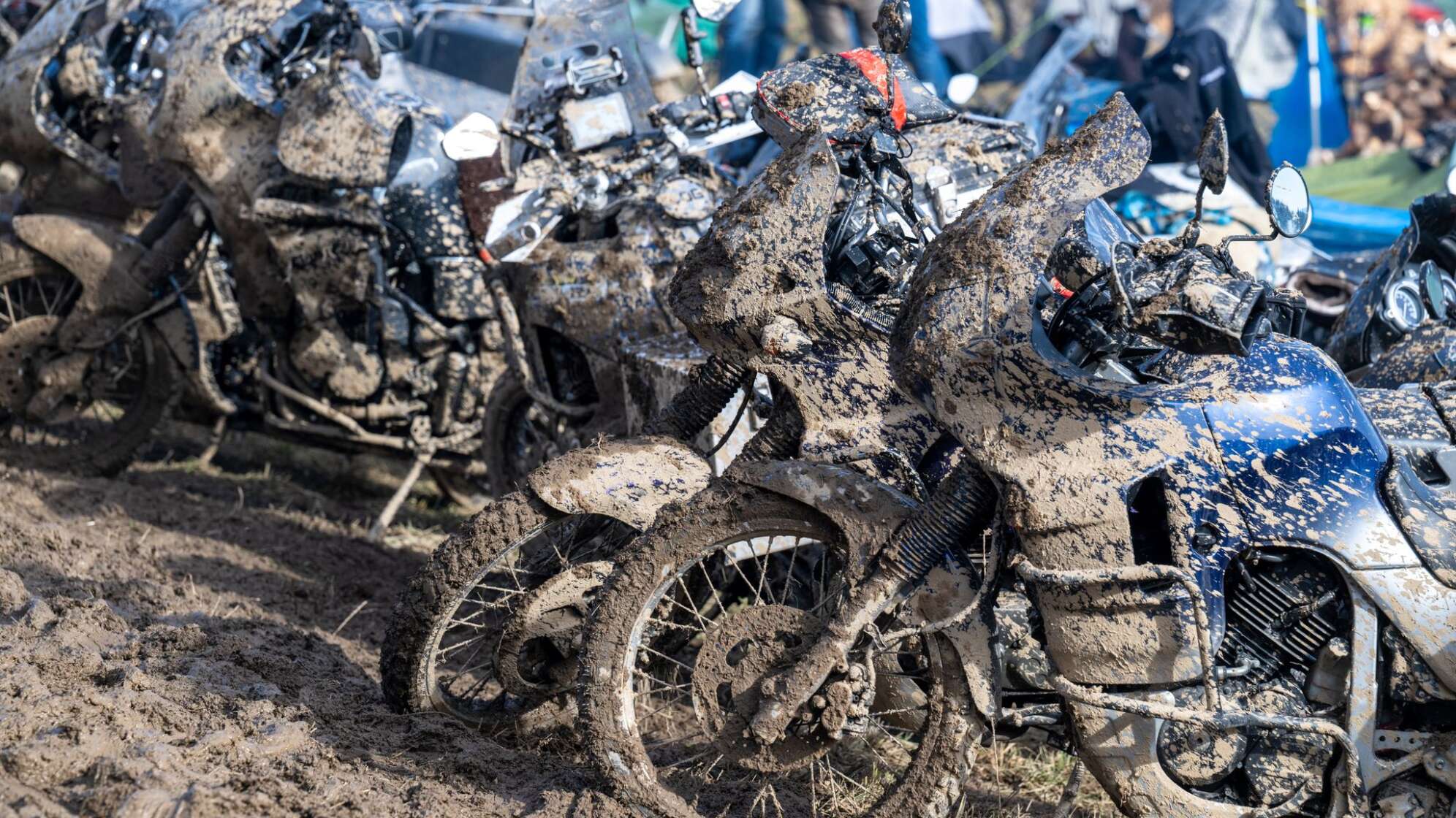 Elefantentreffen der Motorradfahrer im Bayerischen Wald