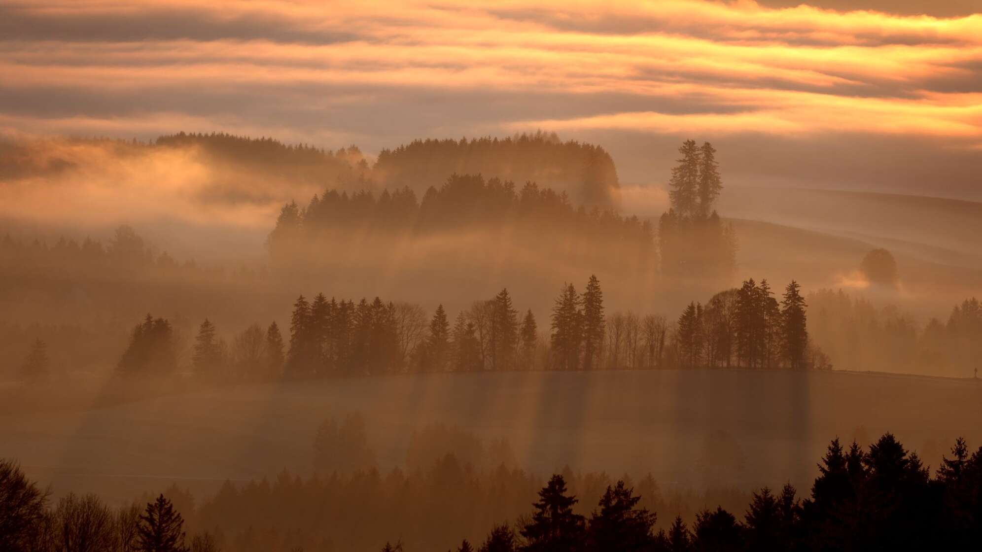 Morgenstimmung in Südbayern
