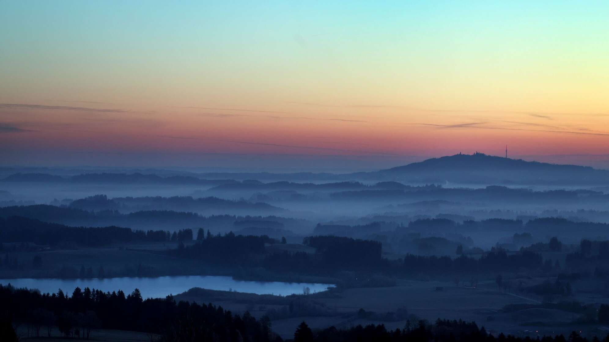 Morgenstimmung in Südbayern