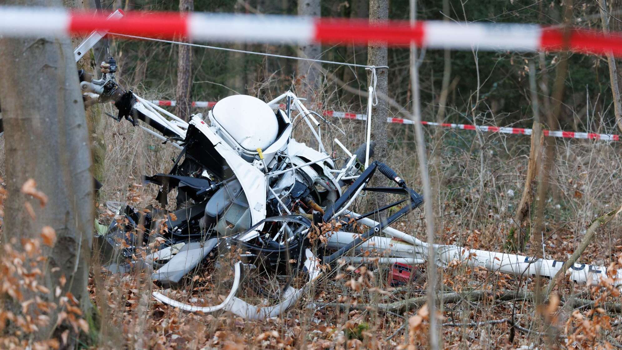 Hubschrauber abgestürzt