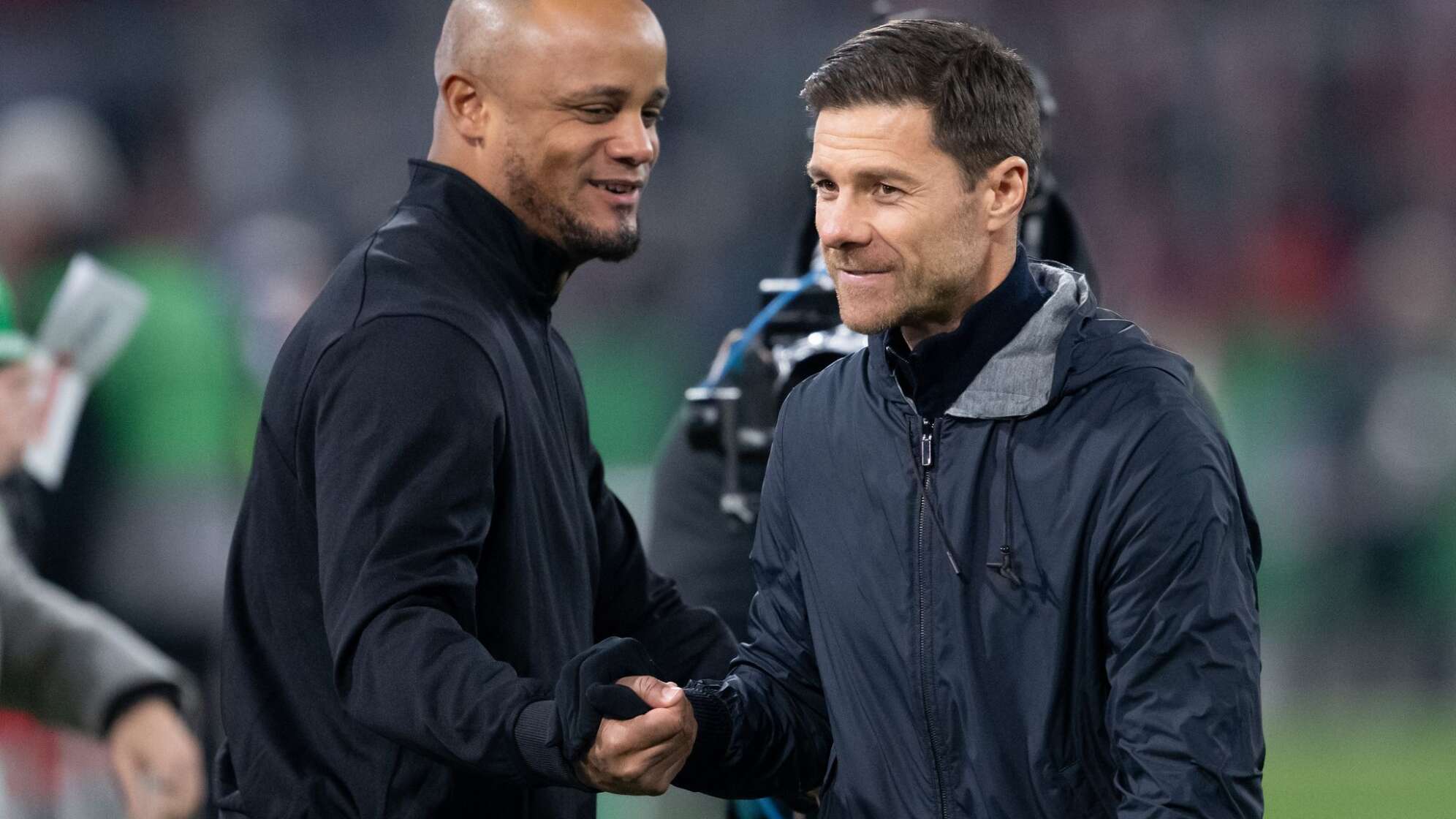 Vincent Kompany und Xabi Alonso