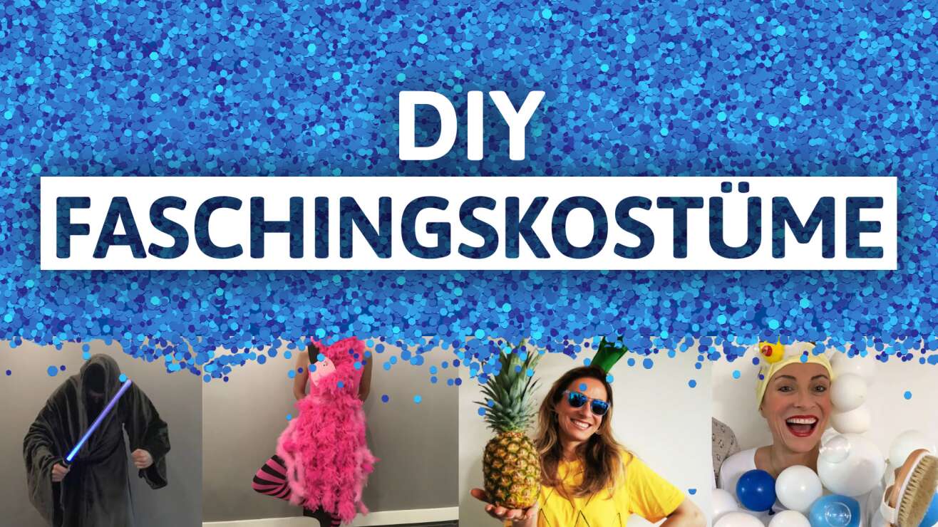 DIY: Trendkostüme für Männer & Frauen zu Fasching