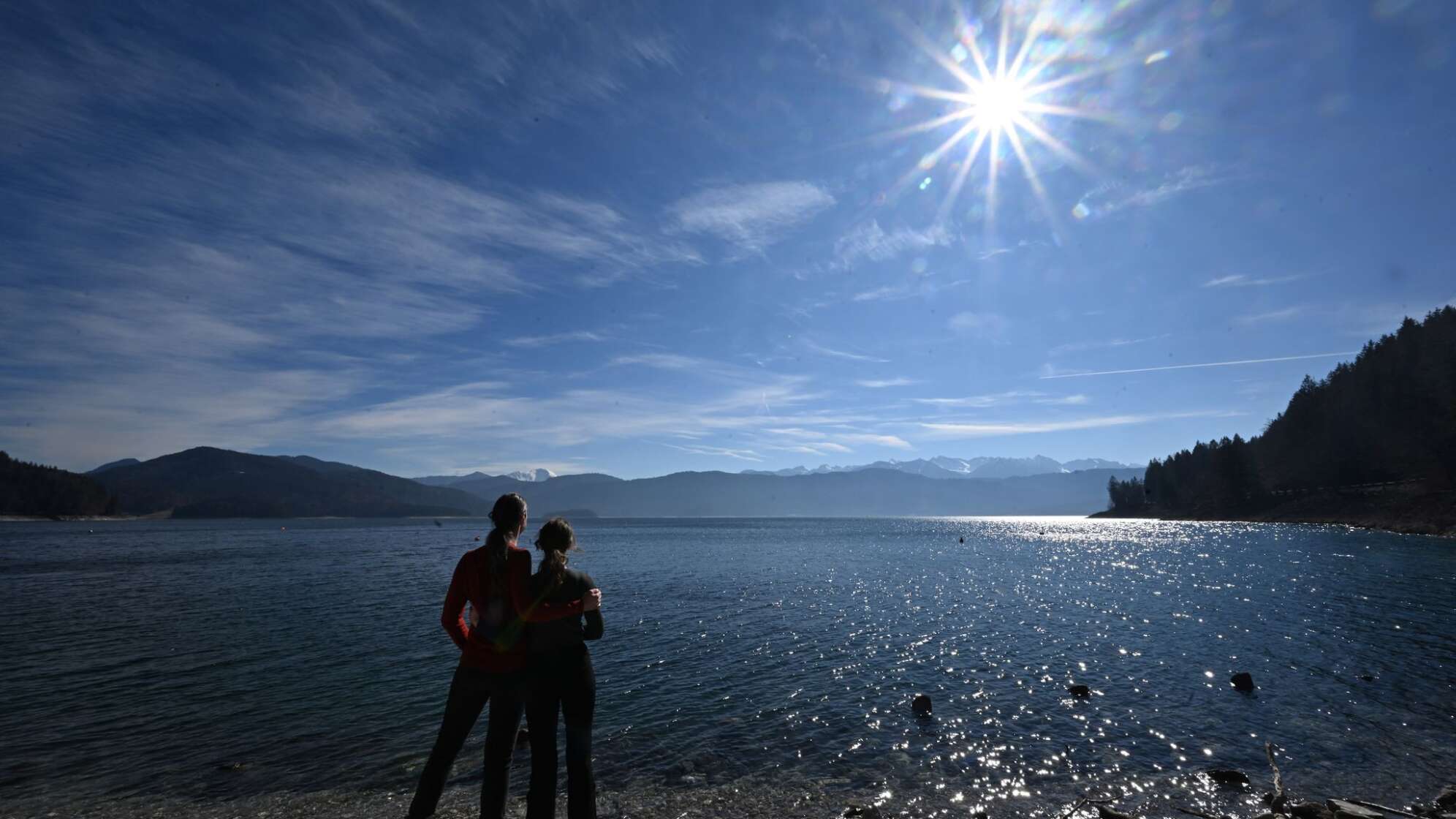 Sonne am Walchensee