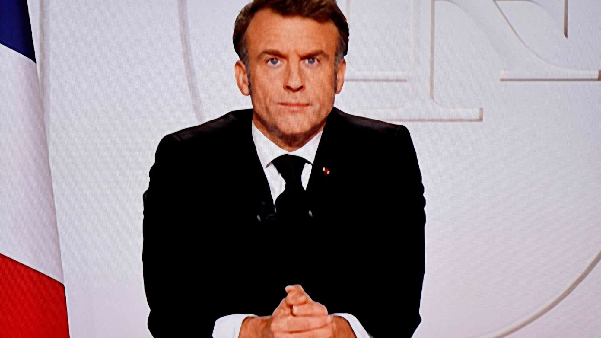 Frankreichs Präsident Macron hält Rede an die Nation
