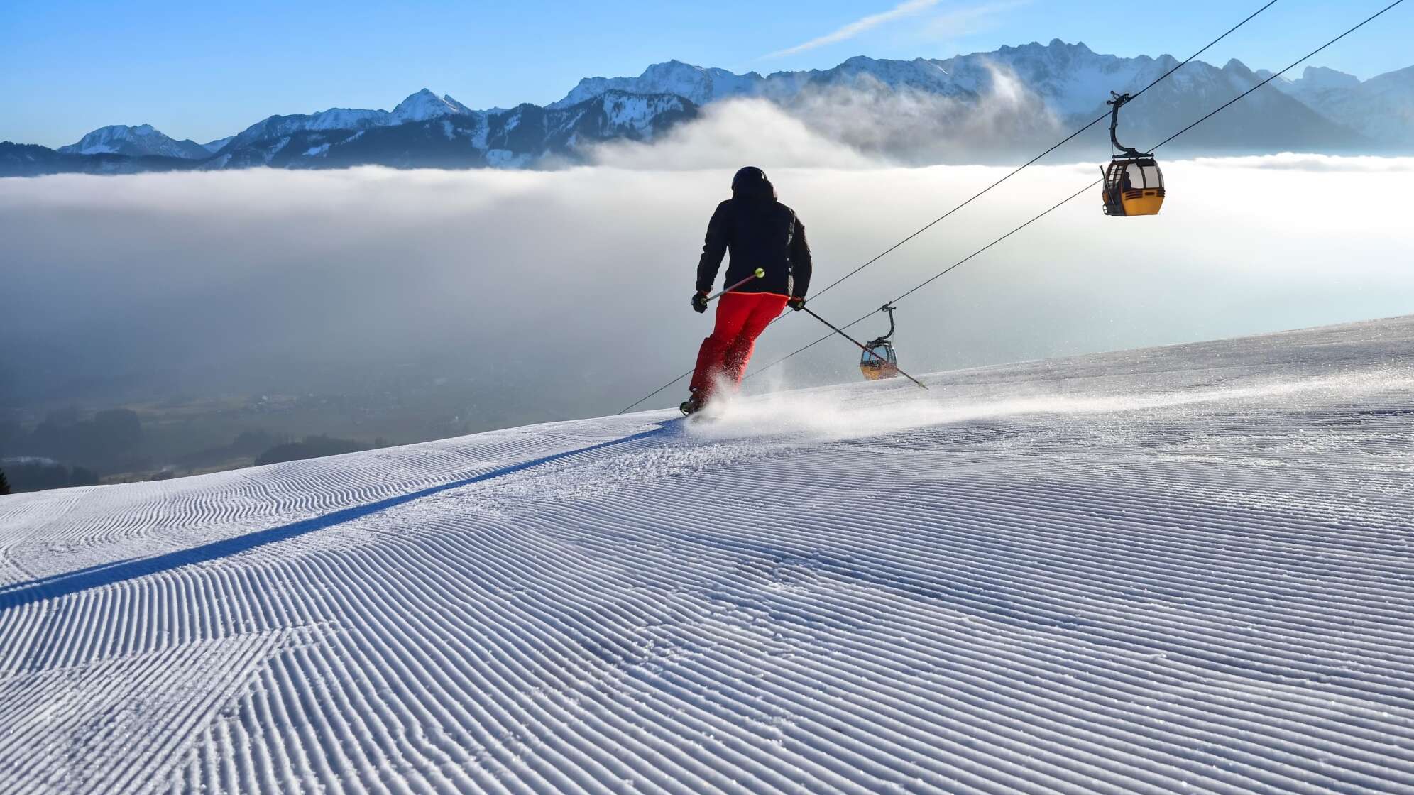 Skifahren im März