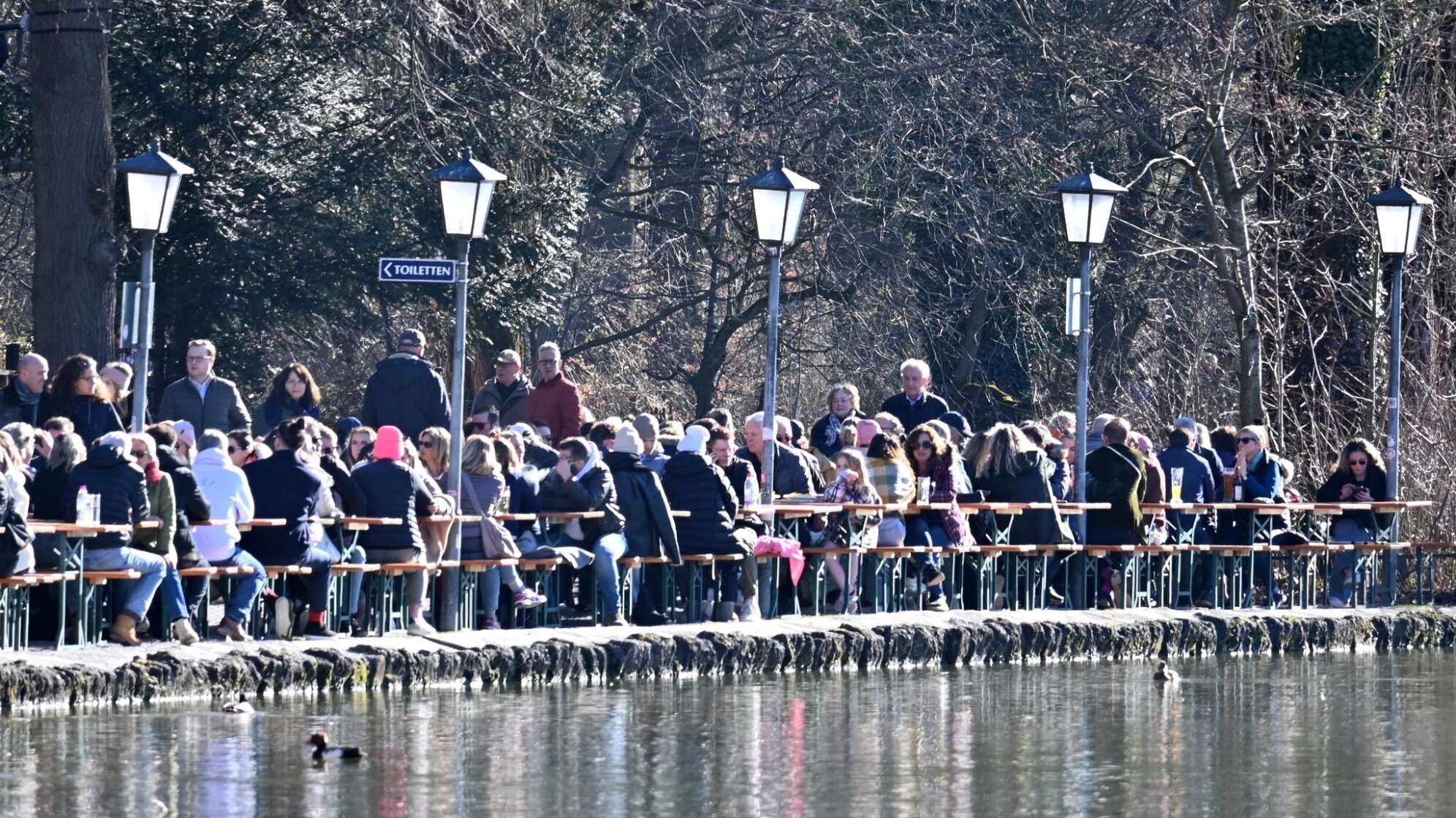 Biergartenwetter im Februar