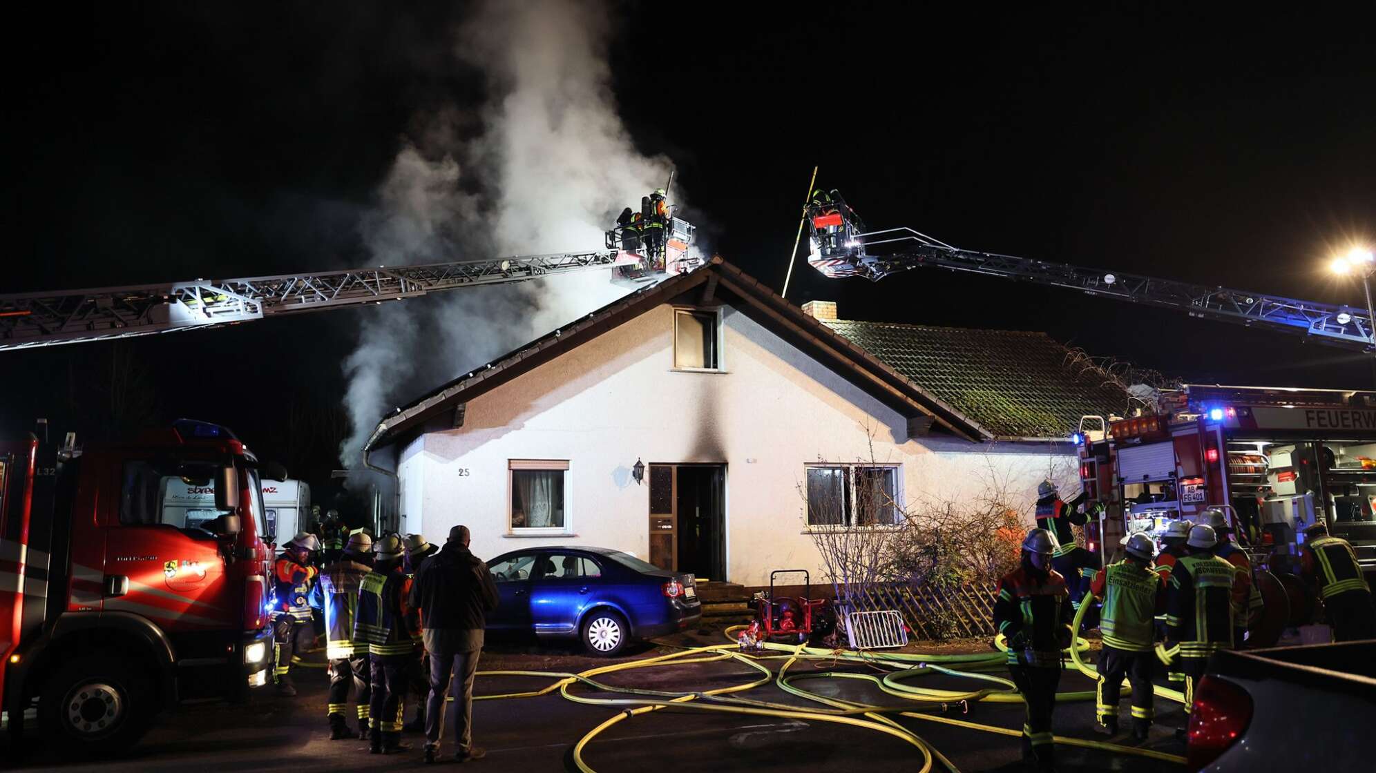 Mehrere Verletzte bei Brand in Großostheim