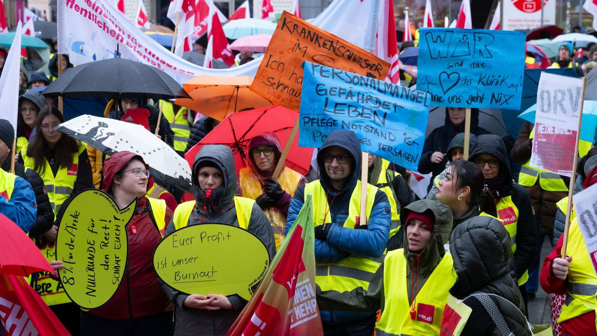 Warnstreiks im öffentlichen Dienst - München
