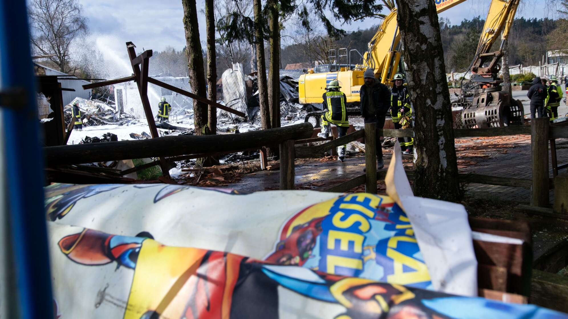 Brand im «Freizeit-Land Geiselwind»
