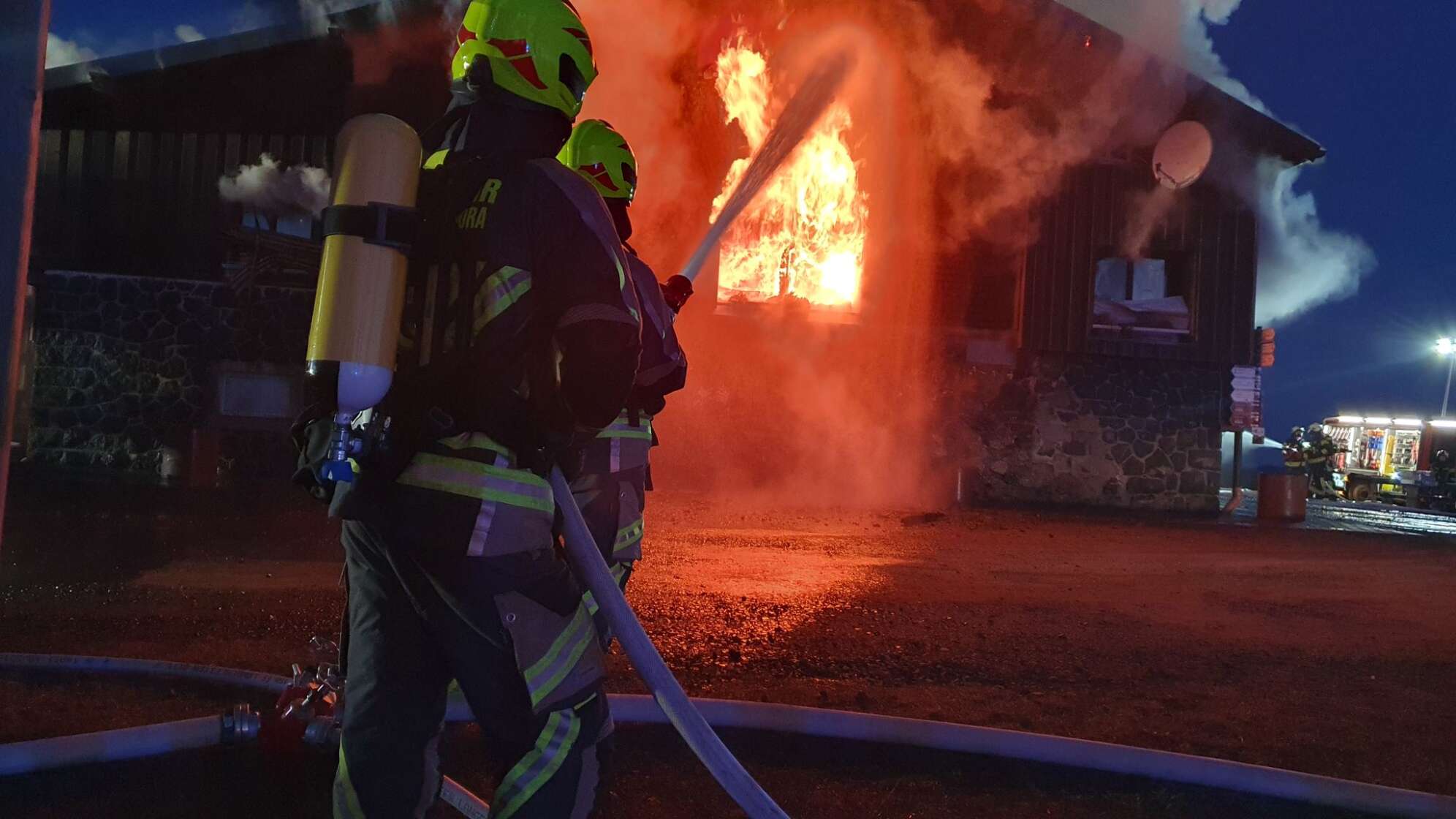 Brand der «Kissinger Hütte»