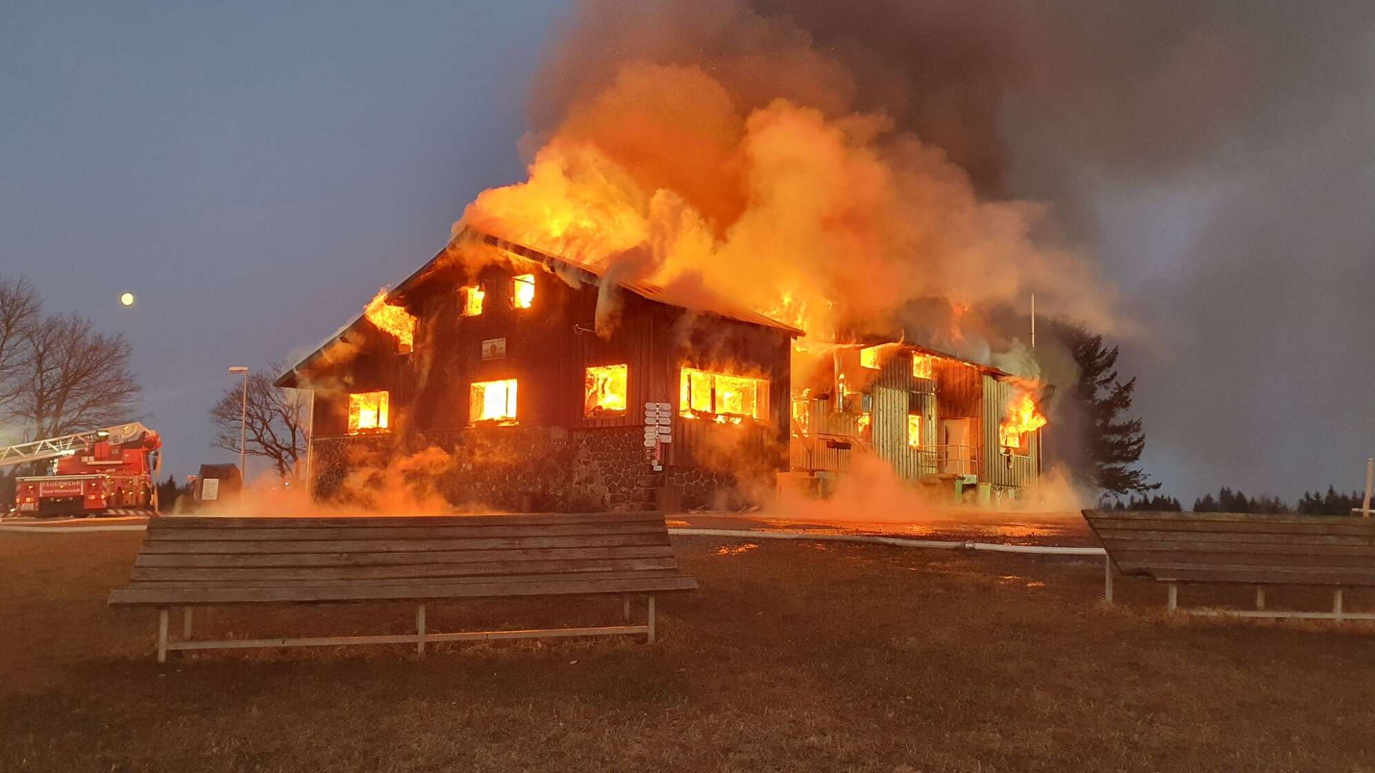 Brand der «Kissinger Hütte»