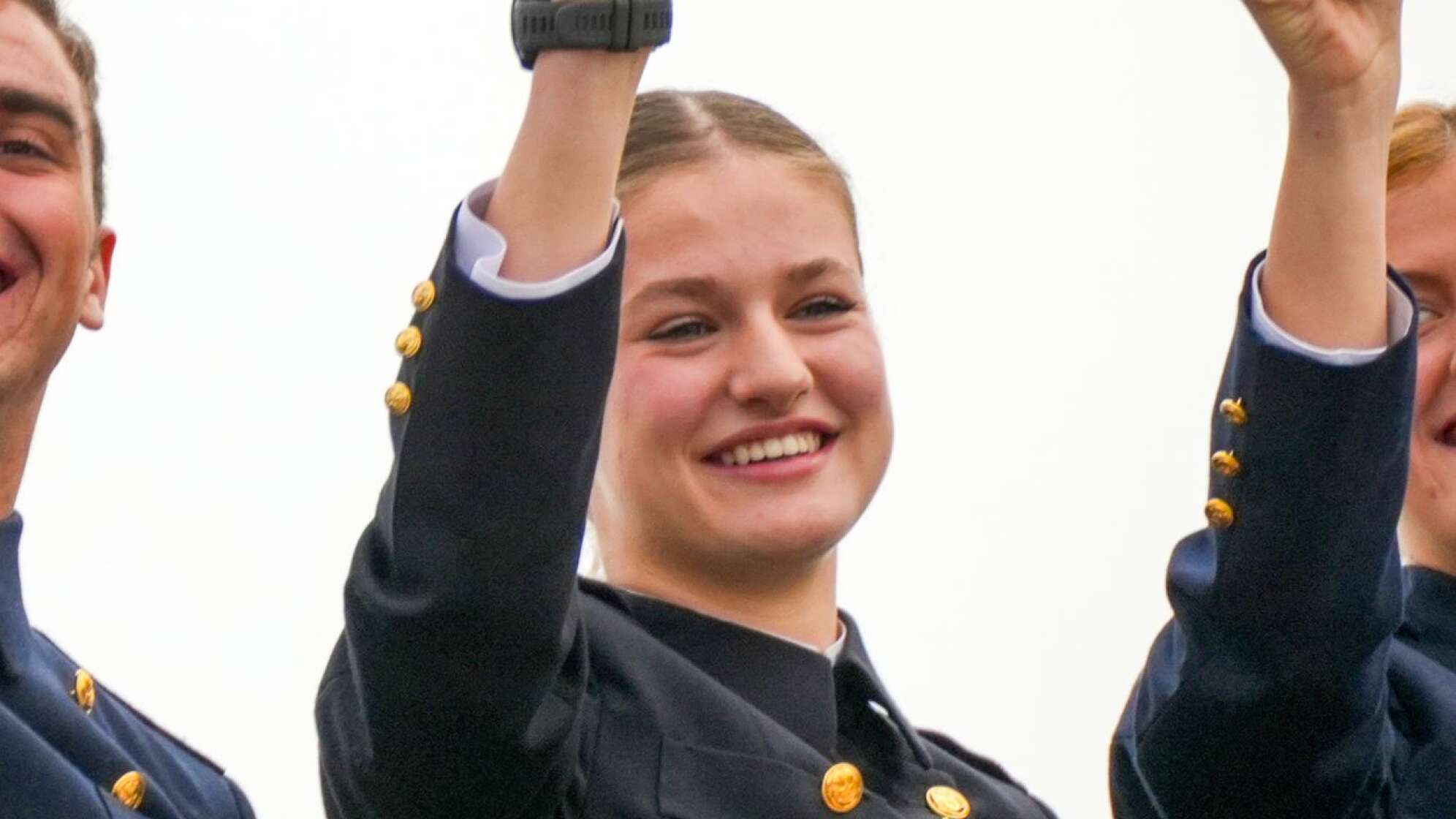 Spanische Prinzessin Leonor als Fähnrich auf einem Schulschiff