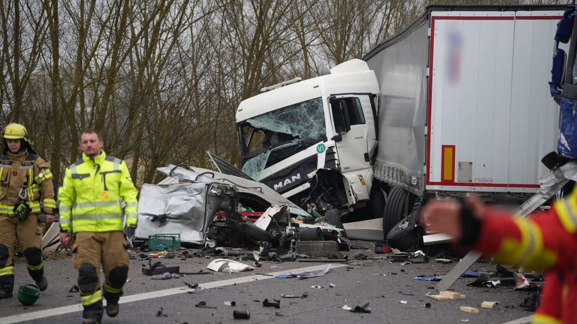 Schwerer Unfall auf der Autobahn 93