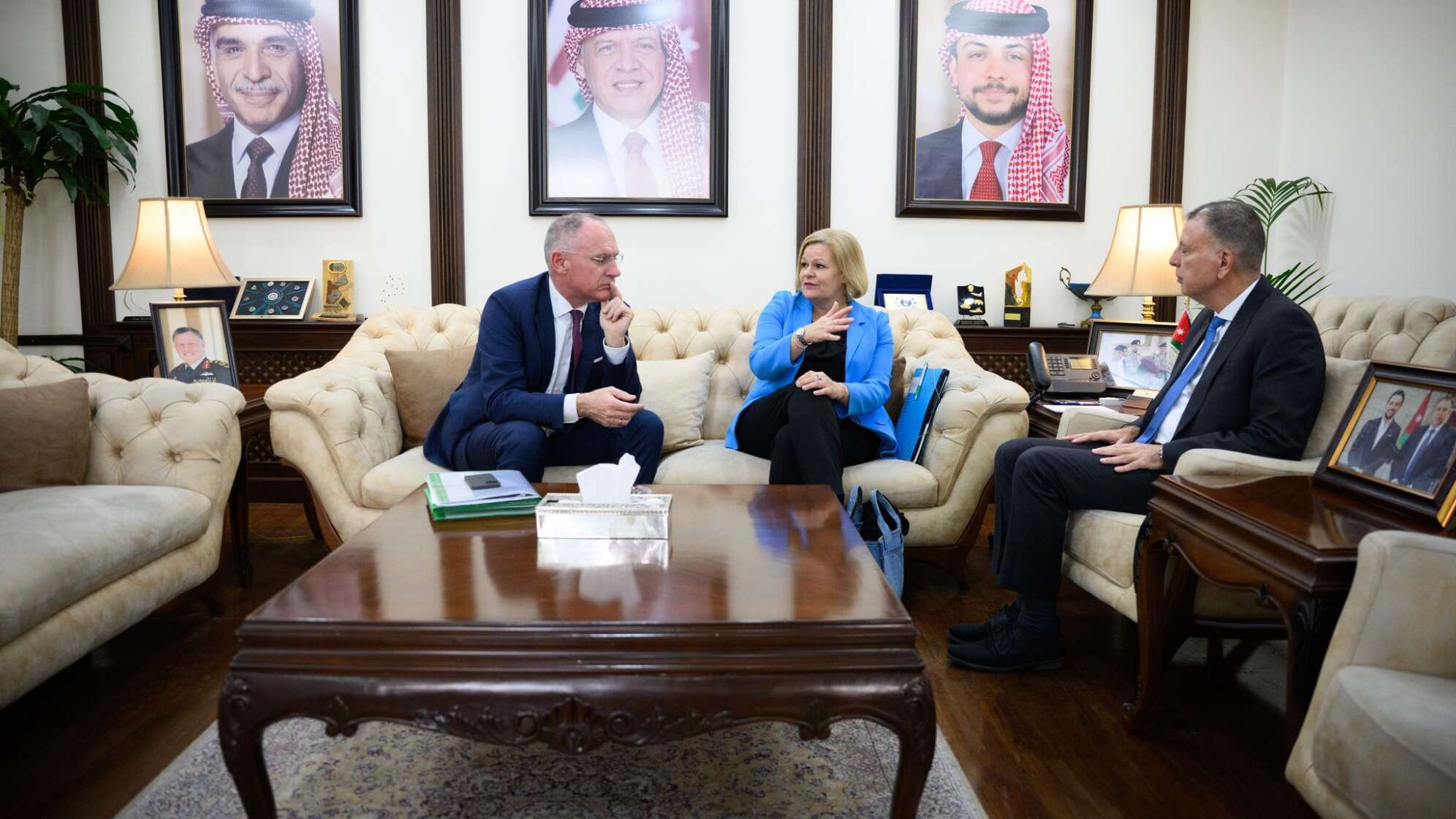 Bundesinnenministerin Faeser in Jordanien