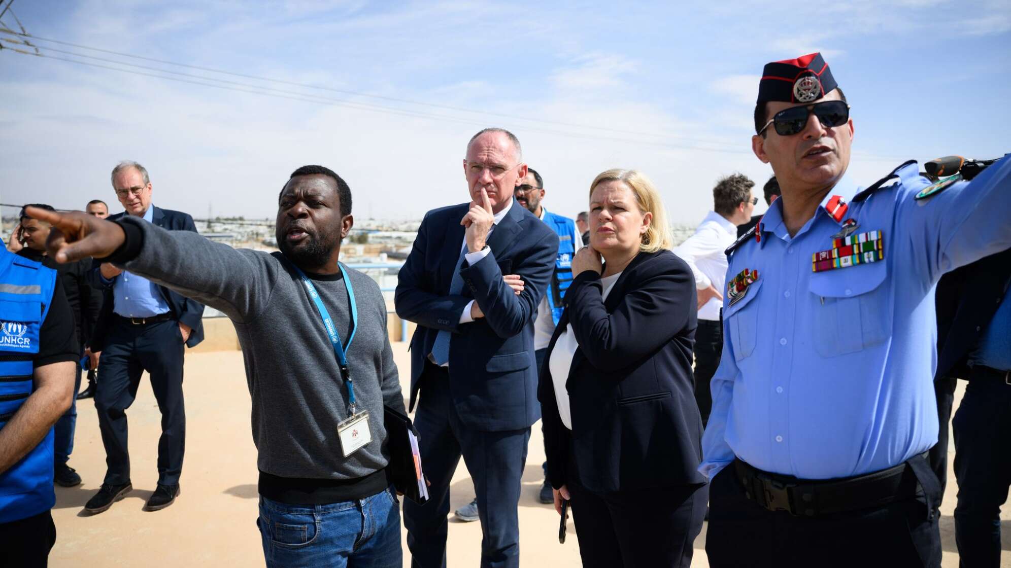 Bundesinnenministerin Faeser in Jordanien