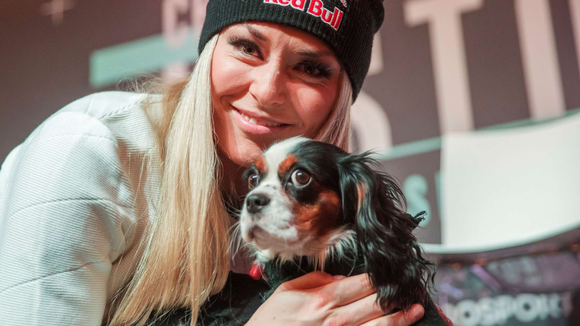 Lindsey Vonn und ihre Hündin Lucy