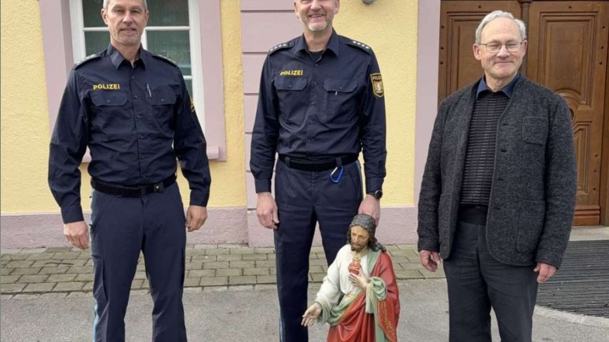 Vermisste Jesusfigur wieder aufgetaucht