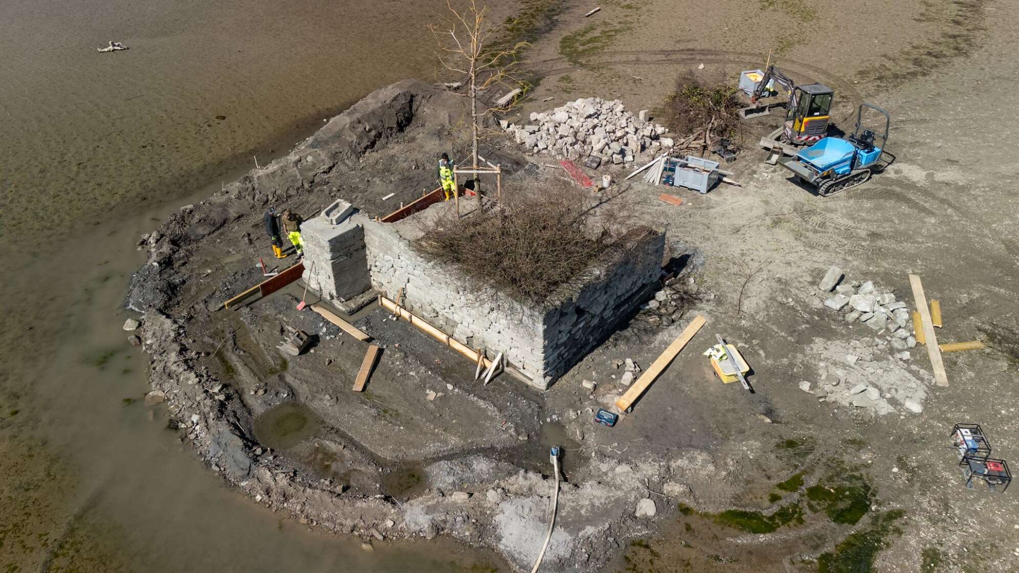 Kleinste Insel im Bodensee wird gerettet