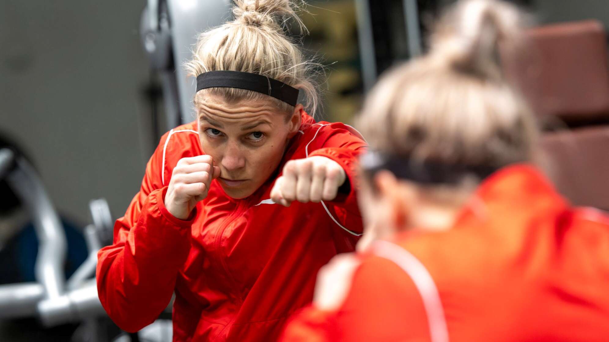 Vorbereitung Tina Rupprecht auf WM-Kampf