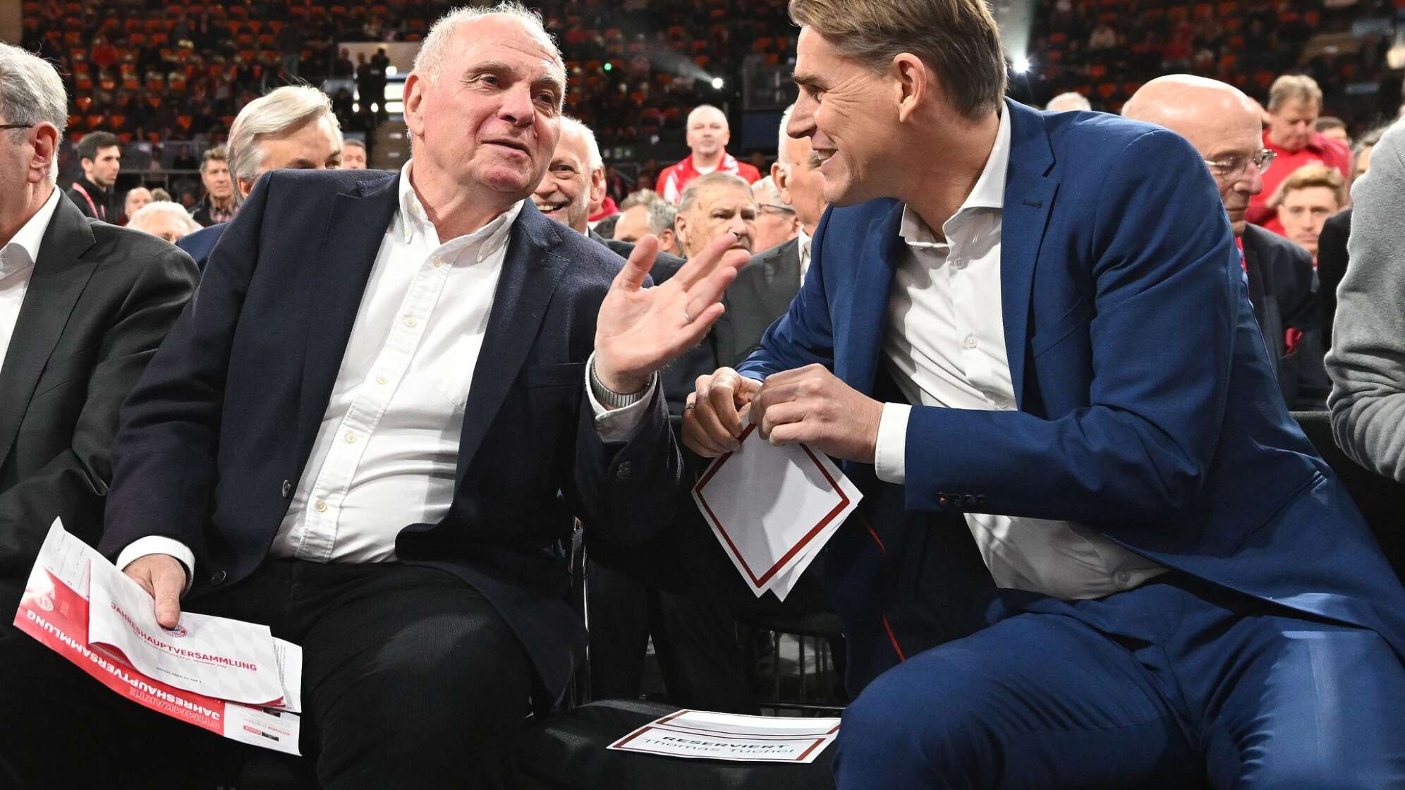 Uli Hoeneß und Christoph Freund
