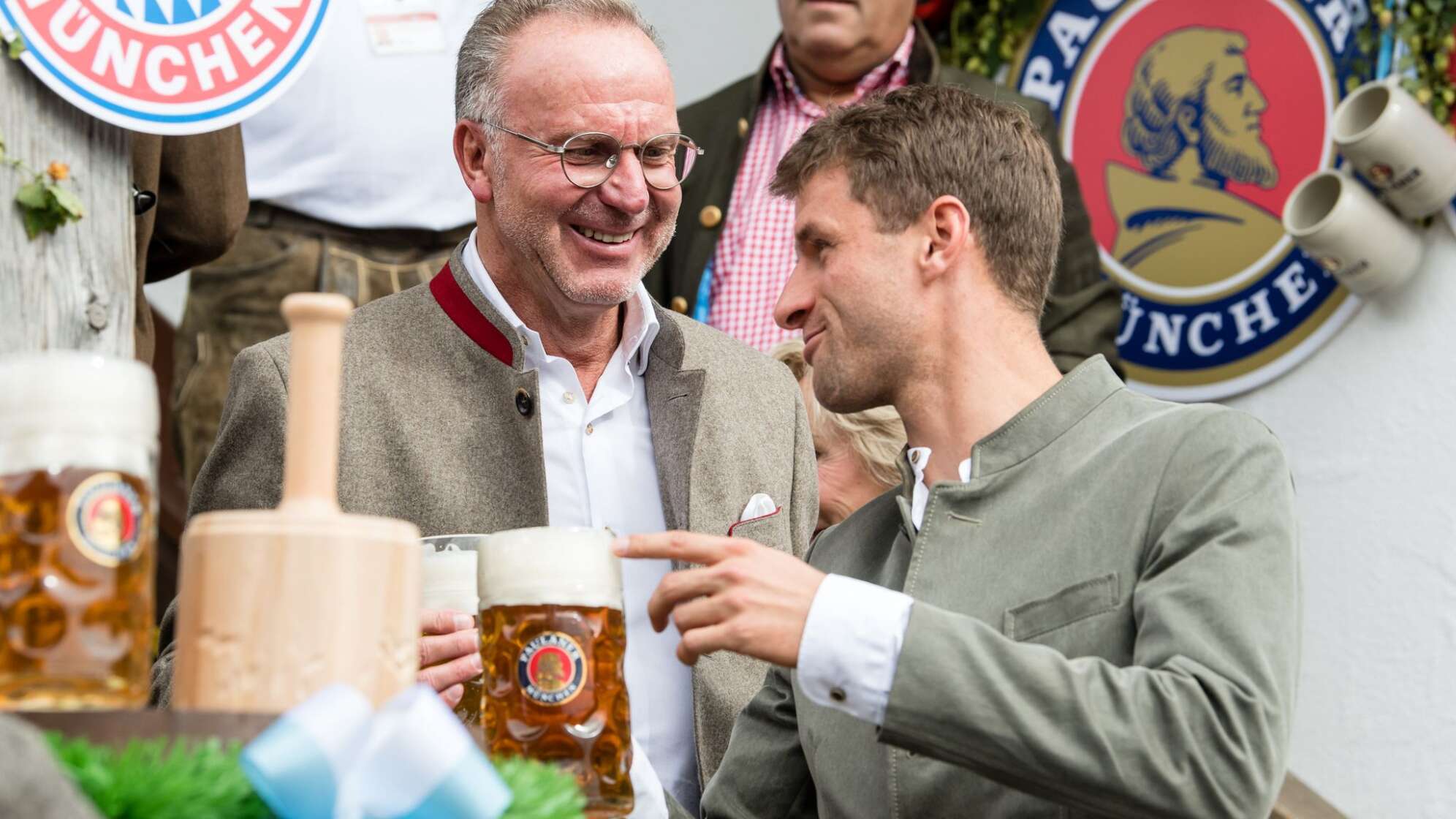 Karl-Heinz Rummenigge und Thomas Müller