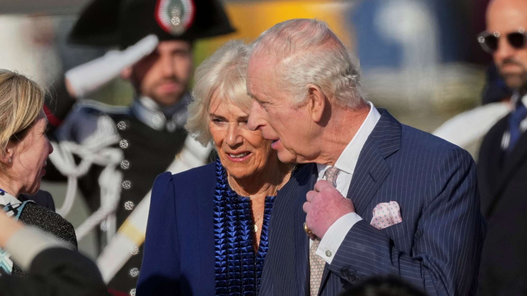 König Charles III. und Königin Camilla besuchen Italien