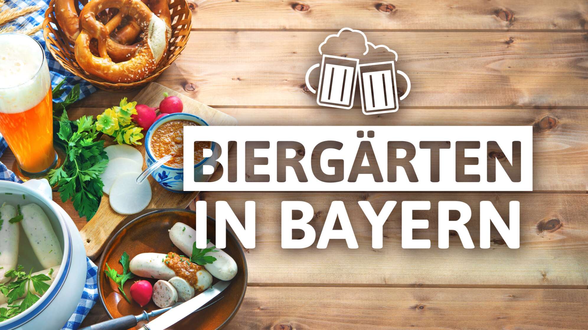 Biergarten in Bayern