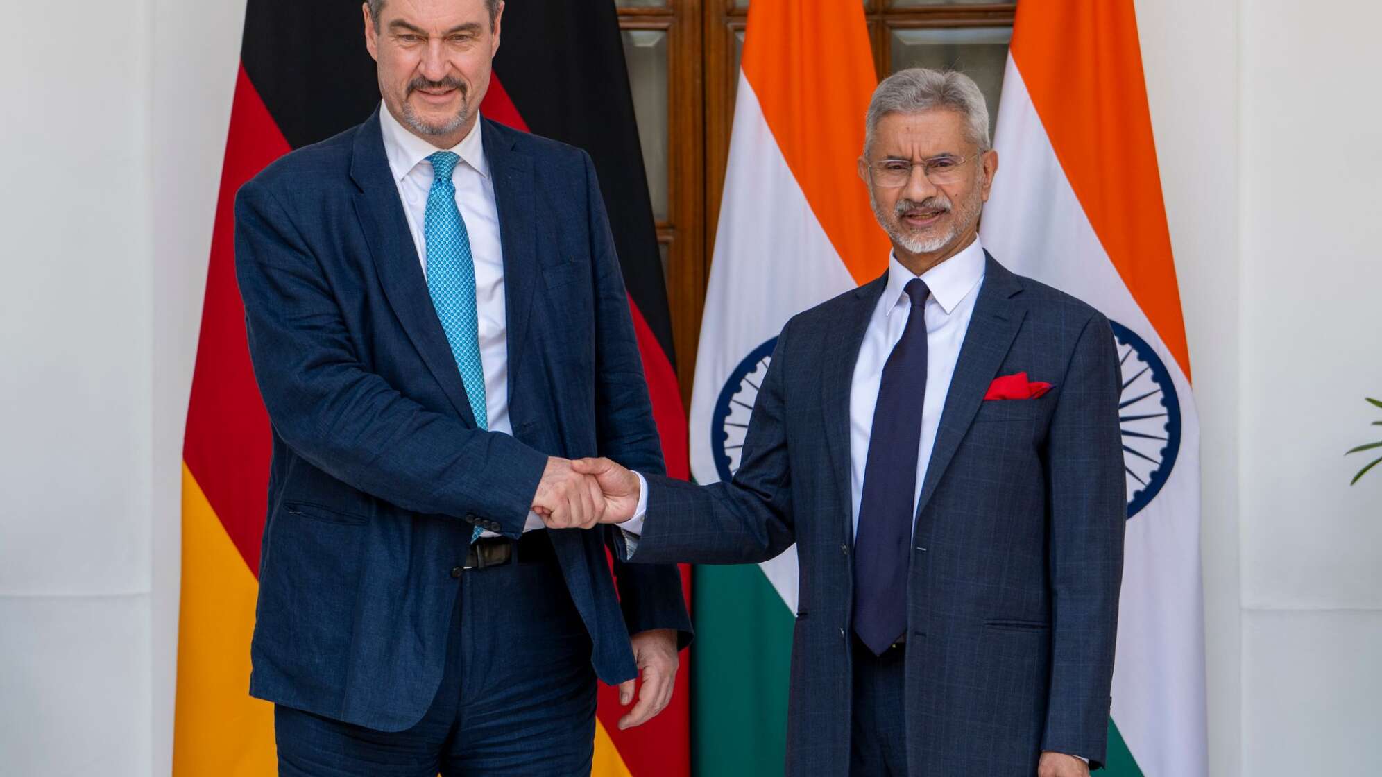Bayerischer Ministerpräsident Söder besucht Indien