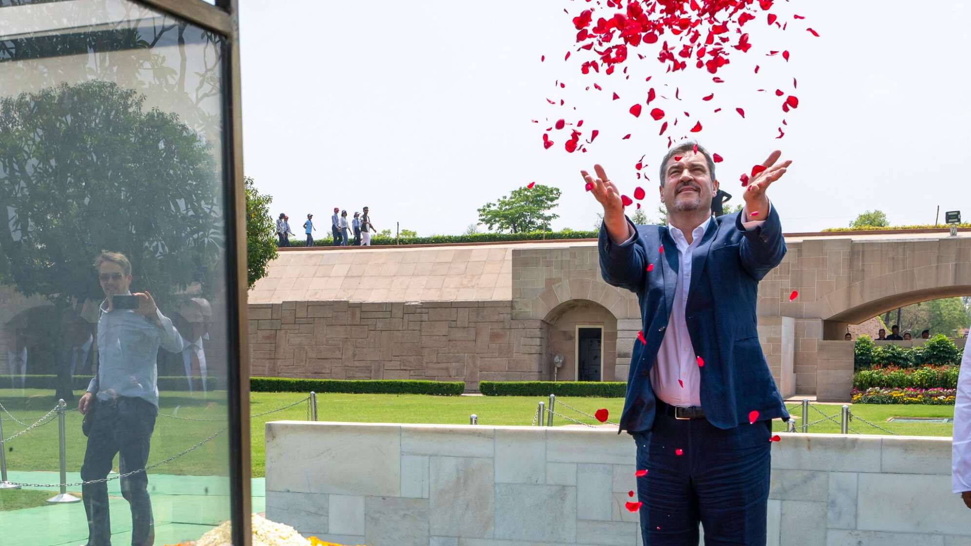 Bayerischer Ministerpräsident Söder besucht Indien