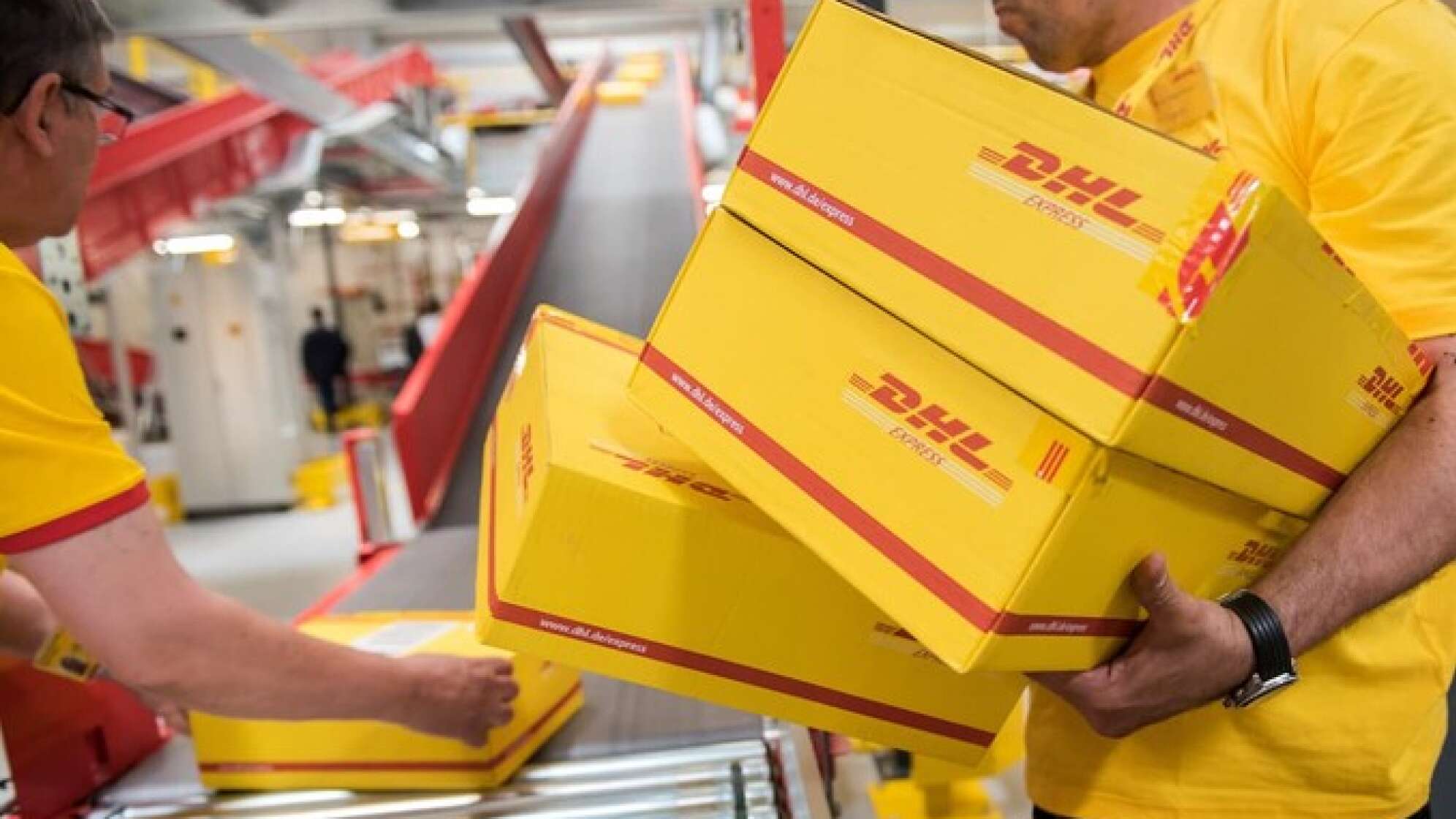 DHL Pakete im Zentrum