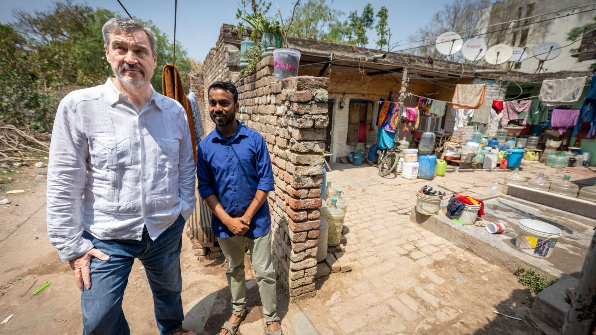 Bayerns Ministerpräsident Söder in Indien