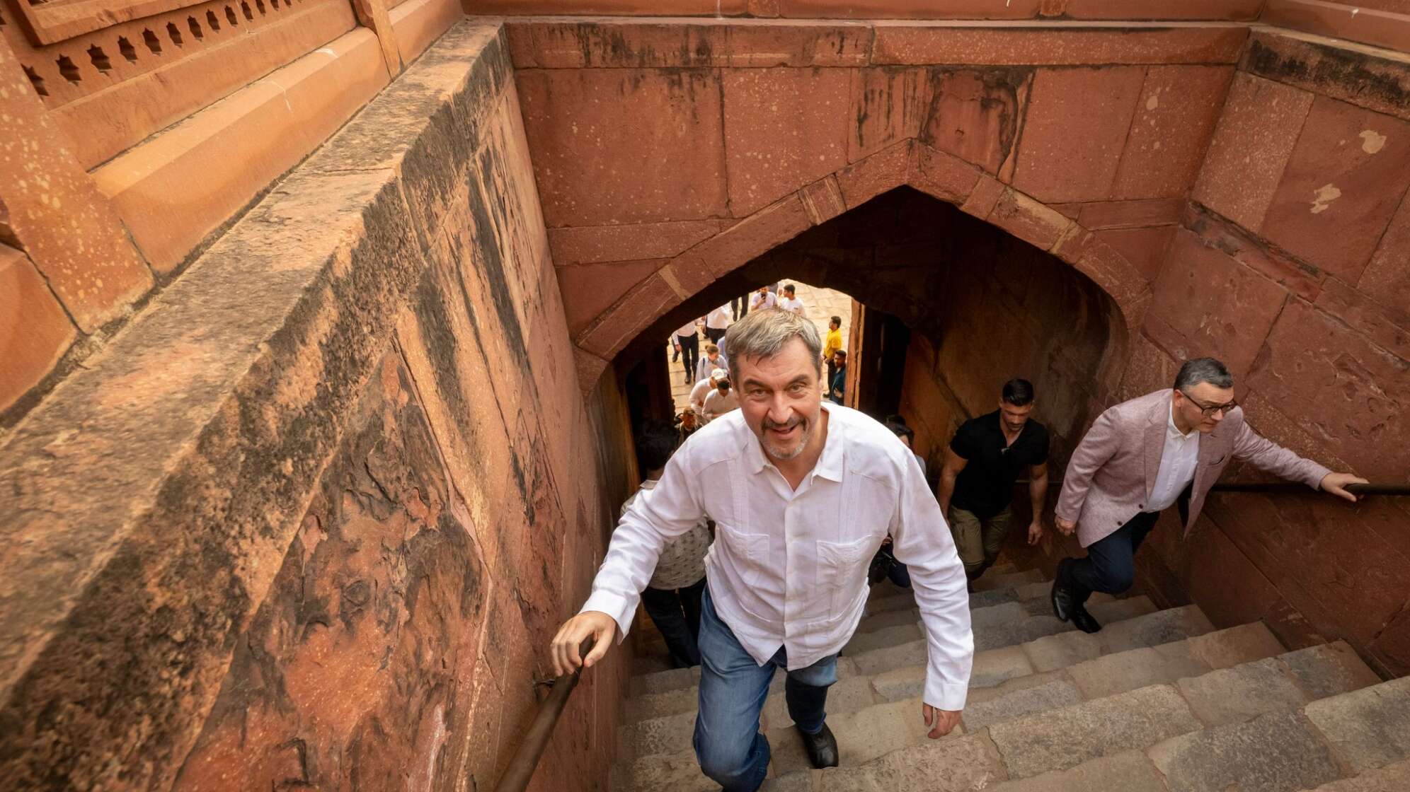 Bayerischer Ministerpräsident Söder besucht Indien