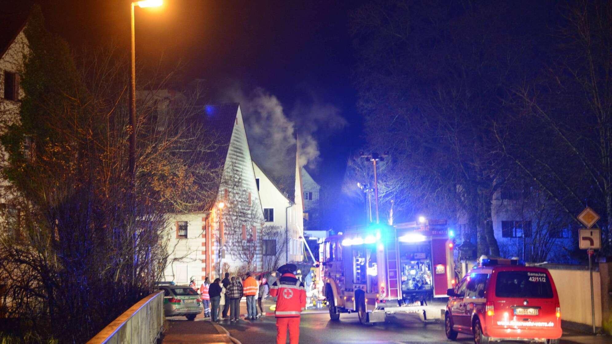 Brand in geplanter Flüchtlingsunterkunft