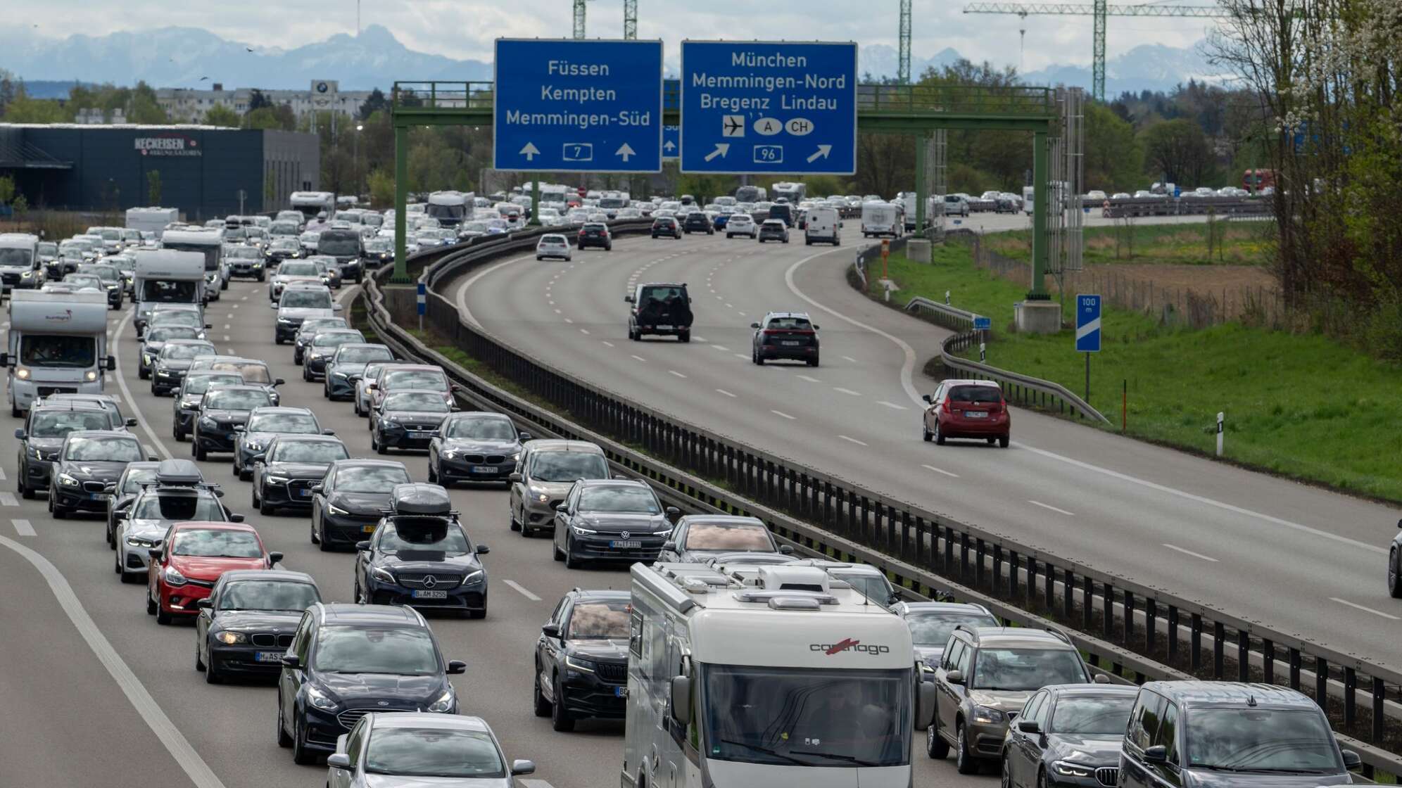 Reiseverkehr auf der A7