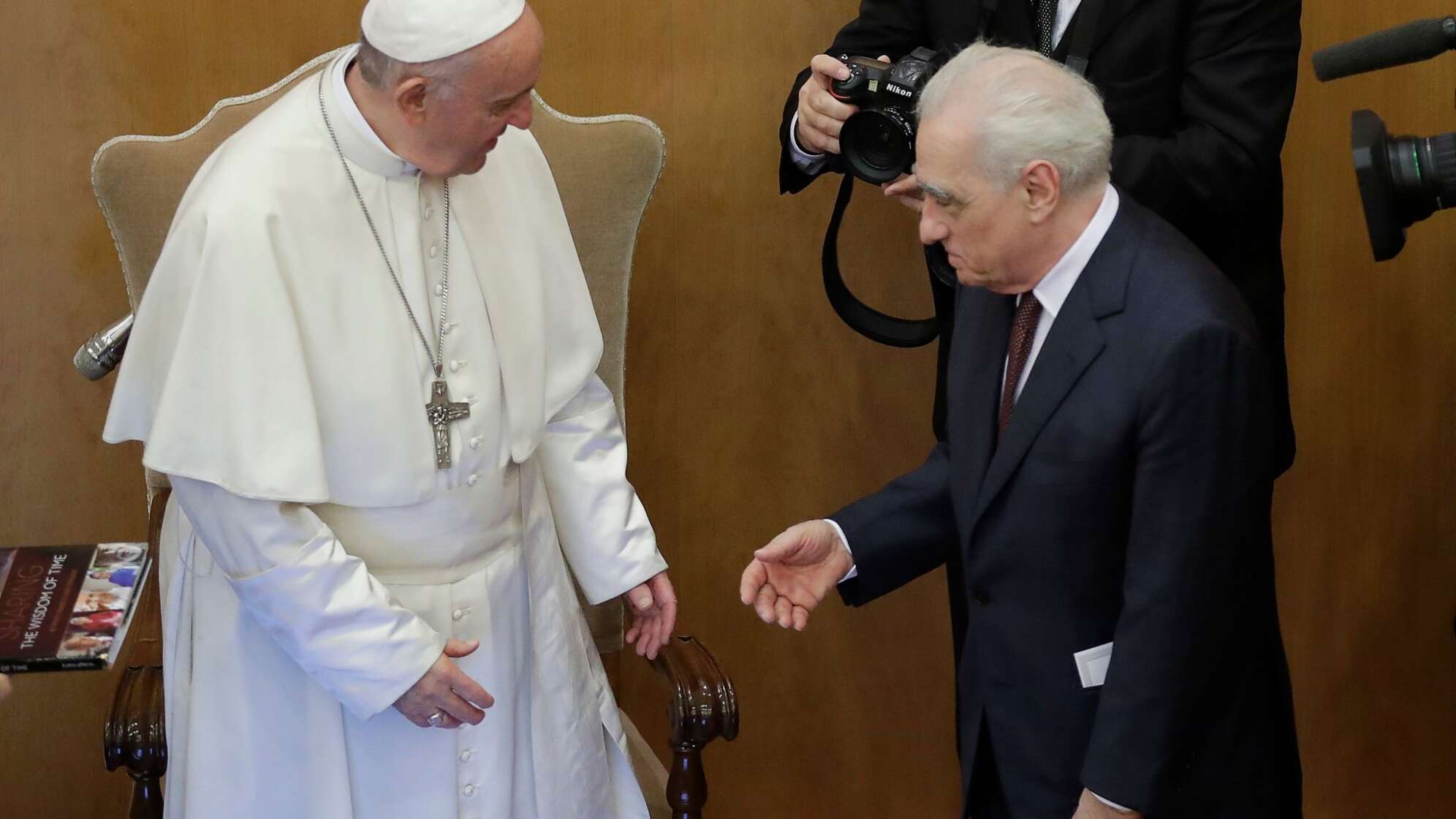 Scorsese trifft Papst bei Buchvorstellung