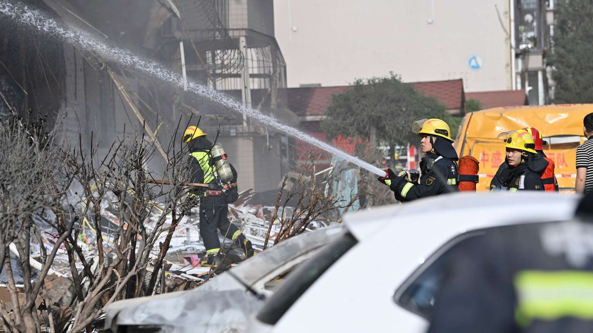 Wohnhaus-Explosion in China