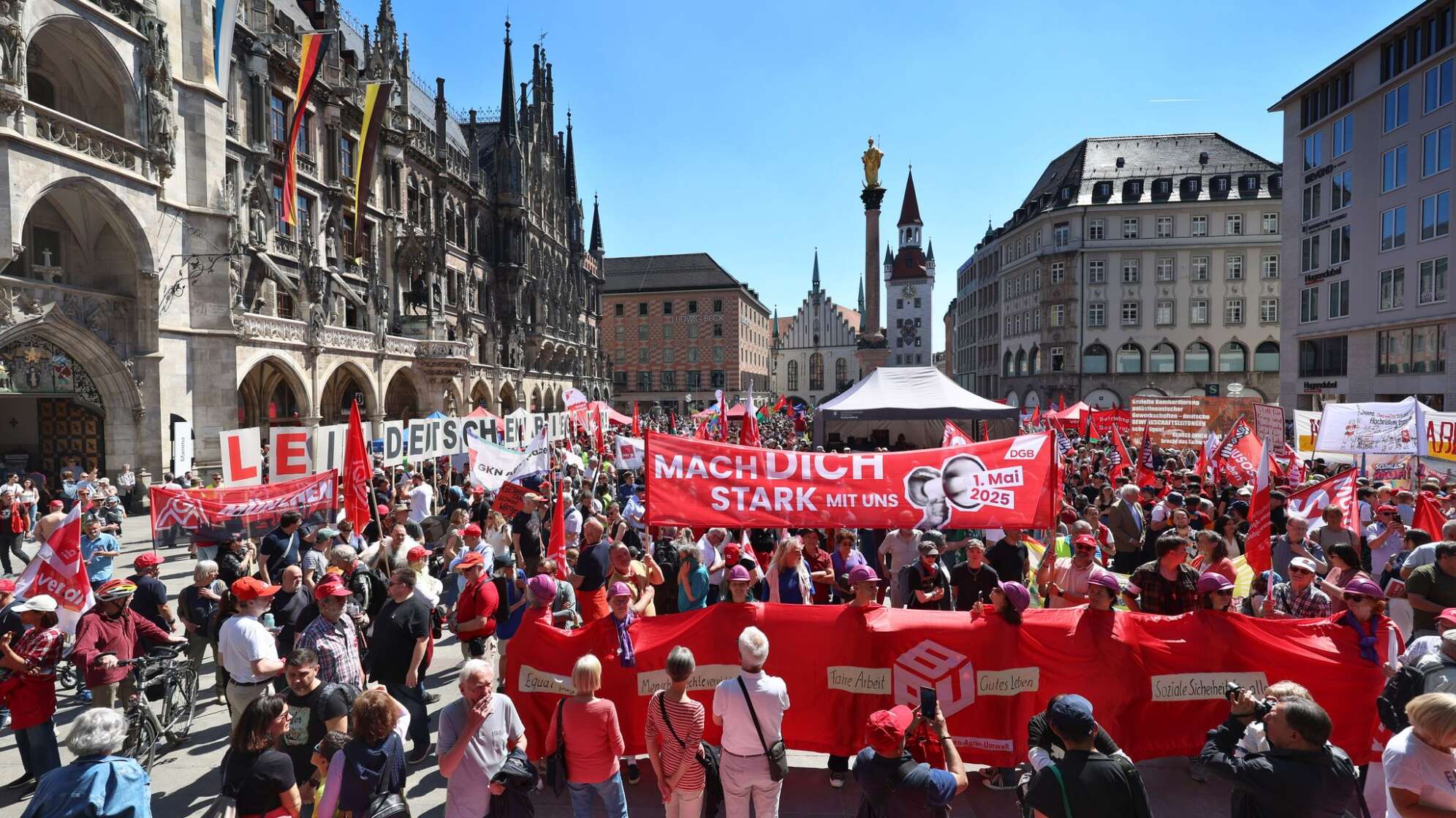 Demonstrationen zum 1. Mai – München