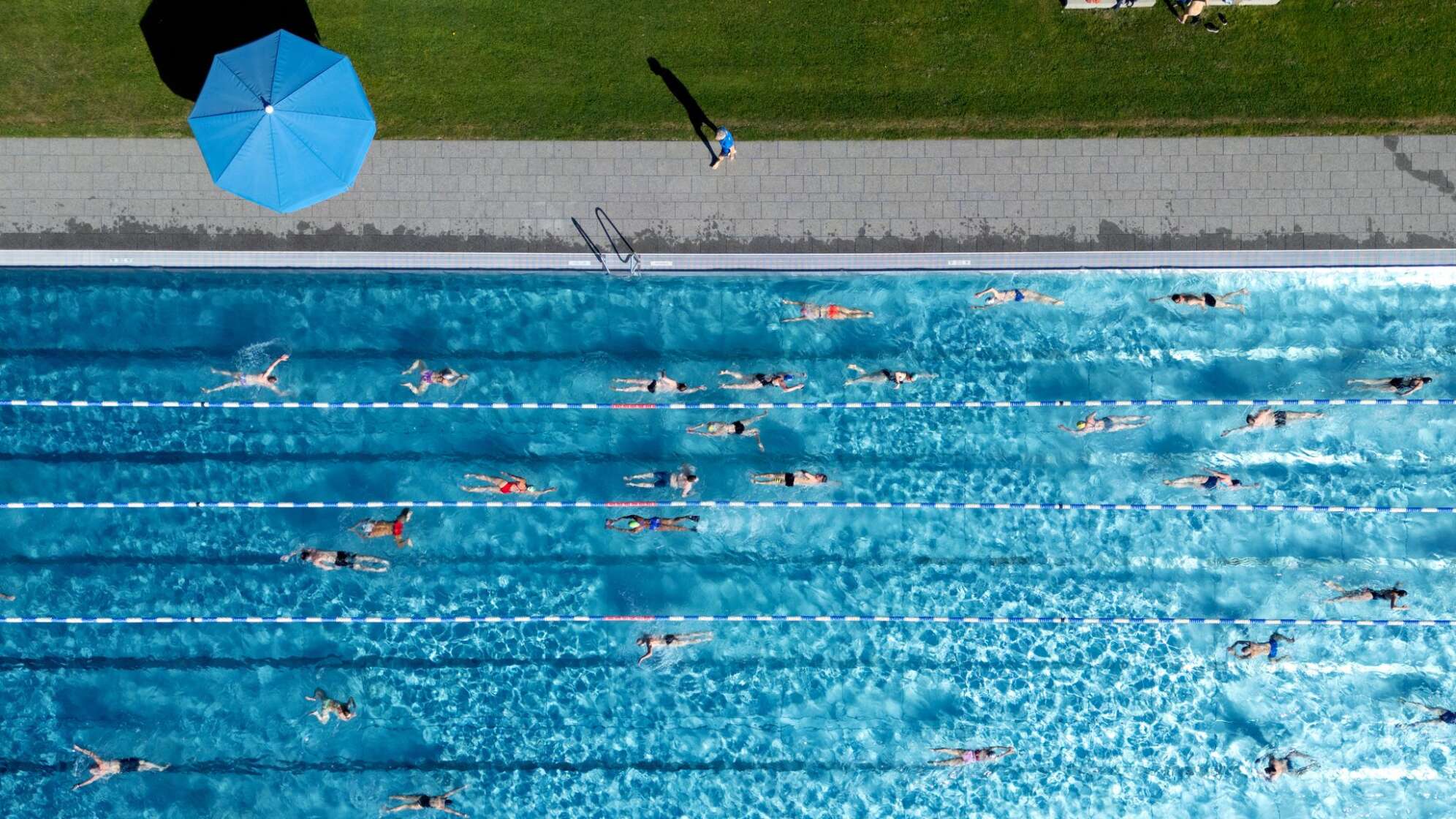 Auftakt der Freibadsaison in München