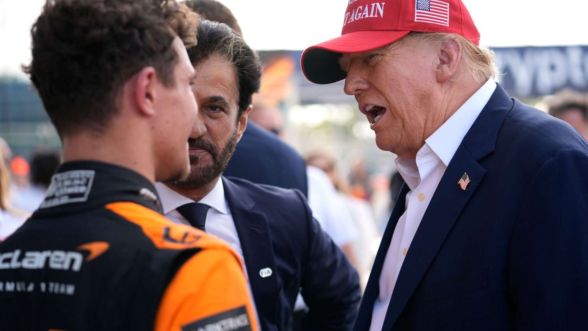 Donald Trump bei der Formel 1