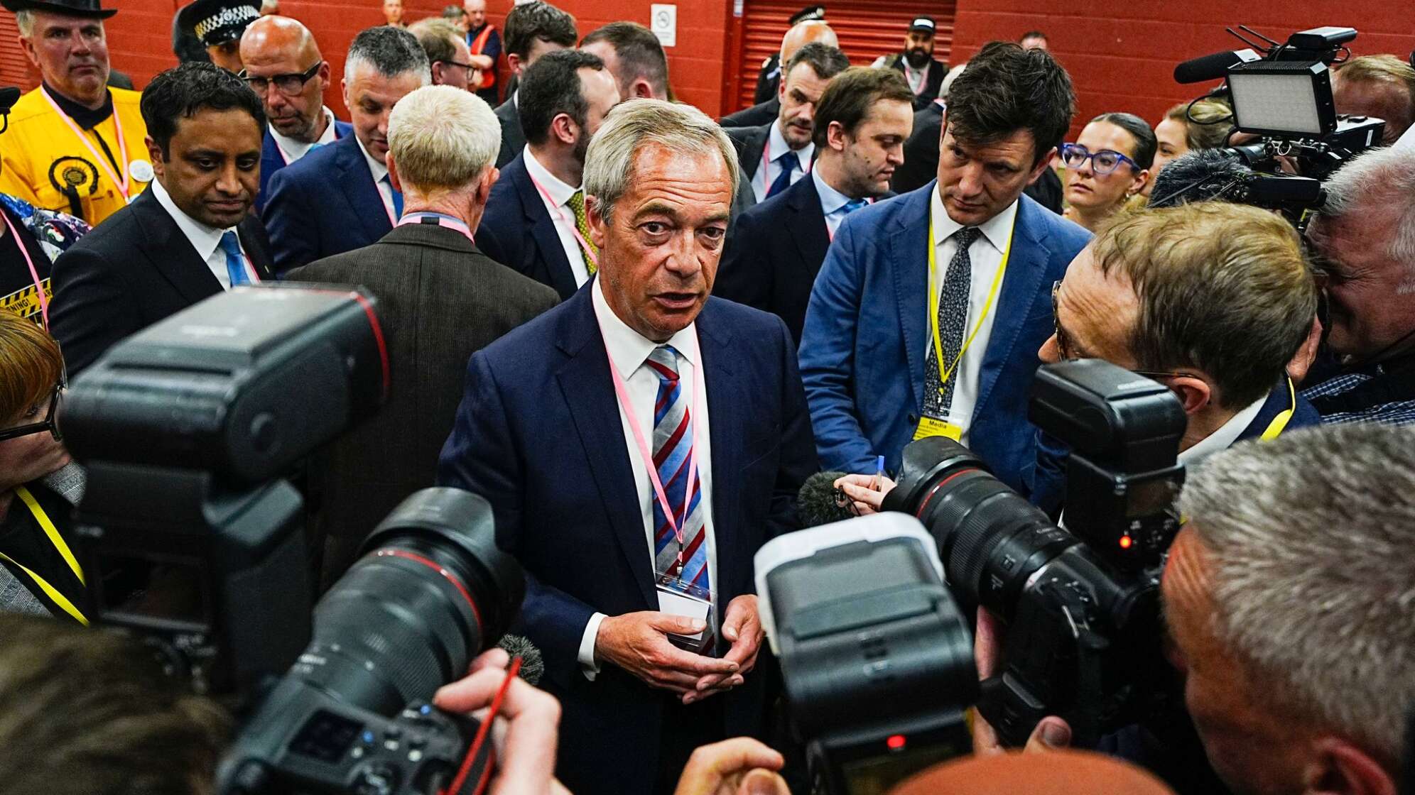 Großbritannien Kommunalwahlen - Nigel Farage