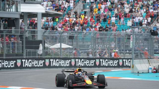 Verstappen rast zur Formel-1-Pole in Miami